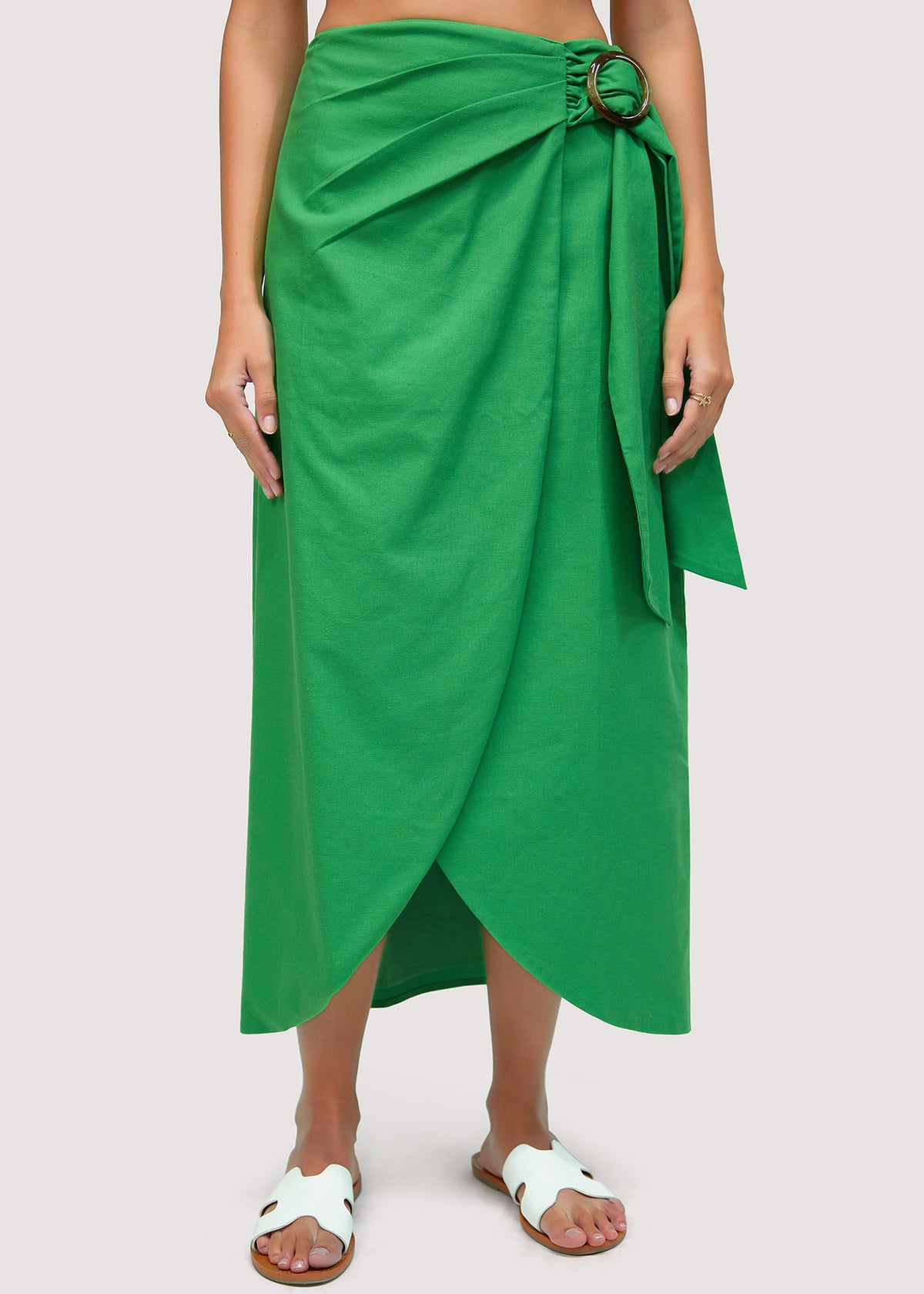 Green sarong skirt best sale