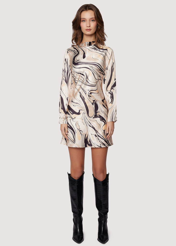 Opulence Long Sleeve Mini Dress