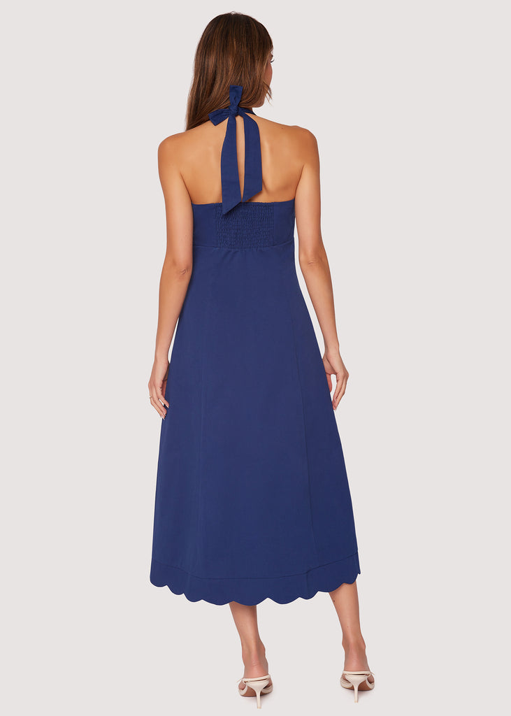 Maritime Melody Midi Dress